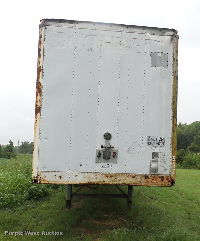 image for item DB7063 1983 Stoughton dry van trailer