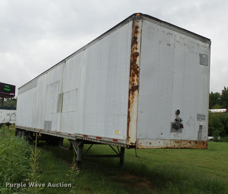 image for item DB7063 1983 Stoughton dry van trailer
