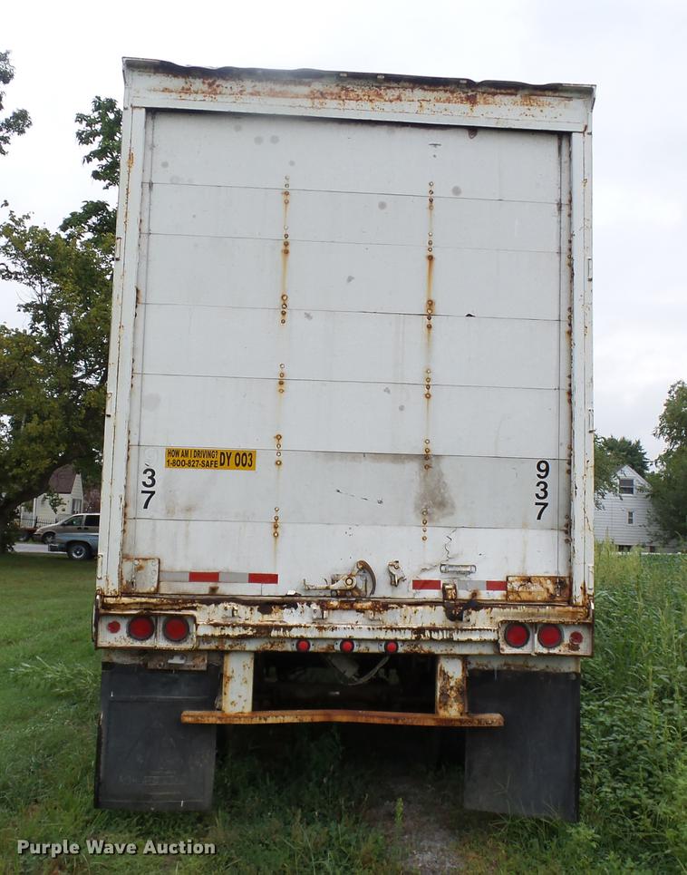 image for item DB7063 1983 Stoughton dry van trailer