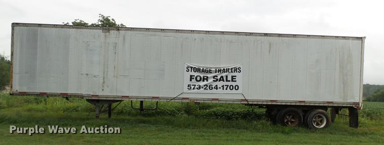 image for item DB7063 1983 Stoughton dry van trailer