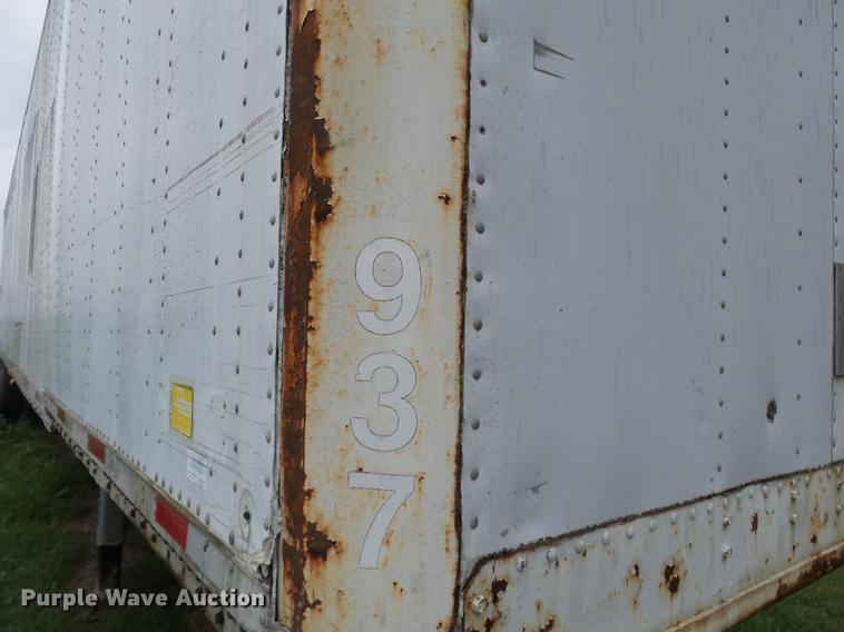 image for item DB7063 1983 Stoughton dry van trailer