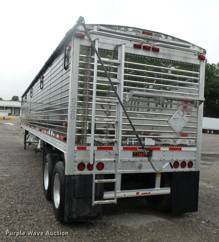 image for item DB7064 2008 Timpte double hopper grain trailer