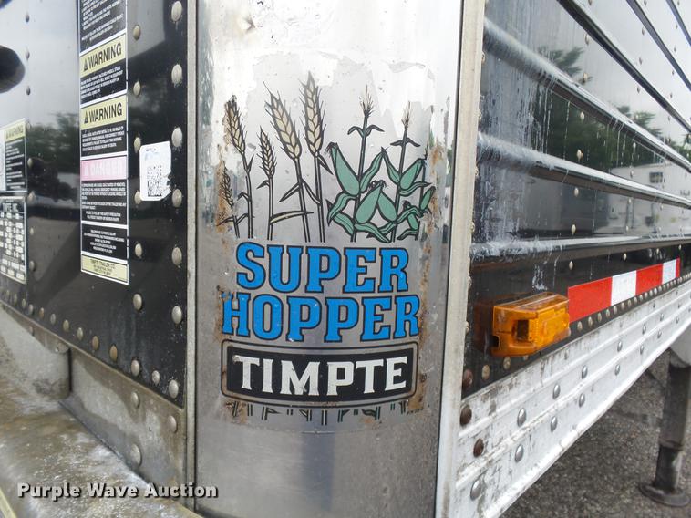 image for item DB7064 2008 Timpte double hopper grain trailer