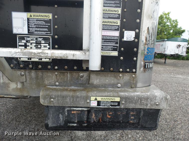 image for item DB7064 2008 Timpte double hopper grain trailer
