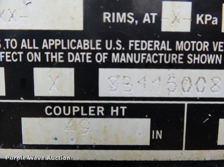 image for item DB7064 2008 Timpte double hopper grain trailer