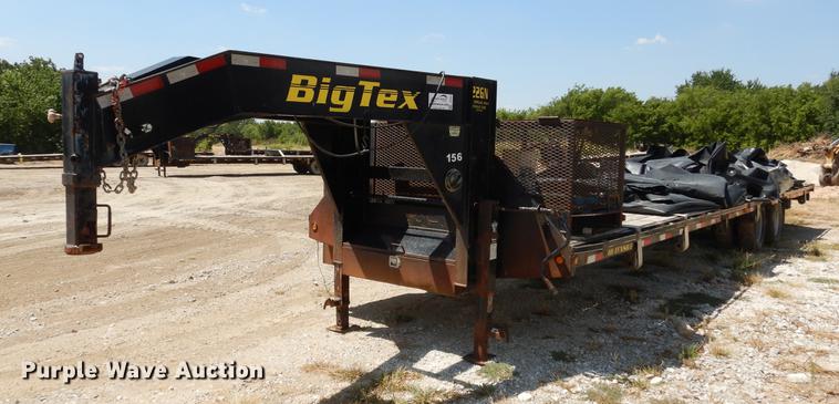 image for item DC5941 2012 Big Tex 22GN-34 equipment trailer