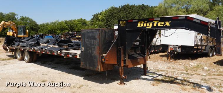 image for item DC5941 2012 Big Tex 22GN-34 equipment trailer