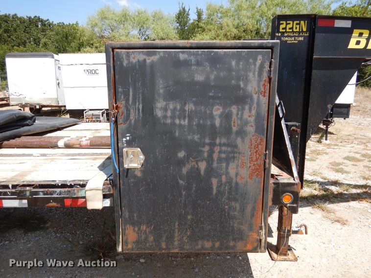 image for item DC5941 2012 Big Tex 22GN-34 equipment trailer