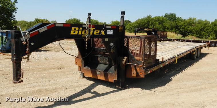 image for item DC5942 2013 Big Tex 22GN-40 equipment trailer