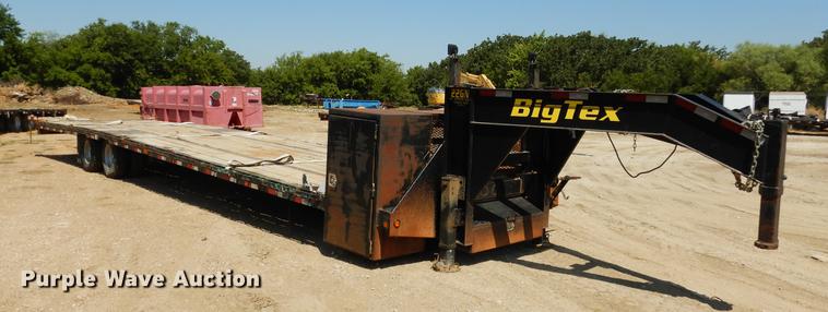 image for item DC5942 2013 Big Tex 22GN-40 equipment trailer