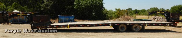 image for item DC5942 2013 Big Tex 22GN-40 equipment trailer