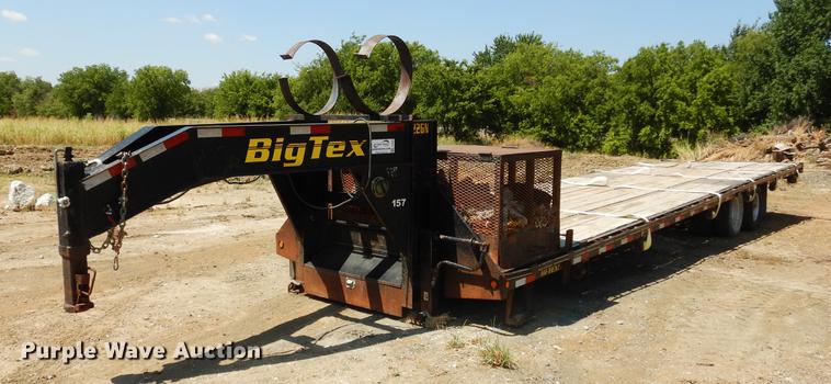 image for item DC5943 2012 Big Tex 22GN-36 equipment trailer