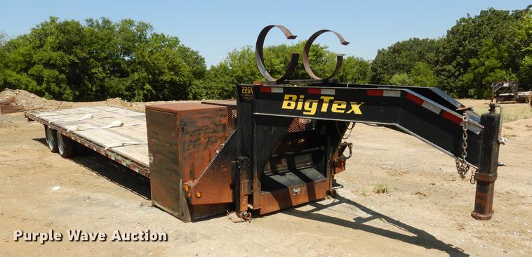 image for item DC5943 2012 Big Tex 22GN-36 equipment trailer