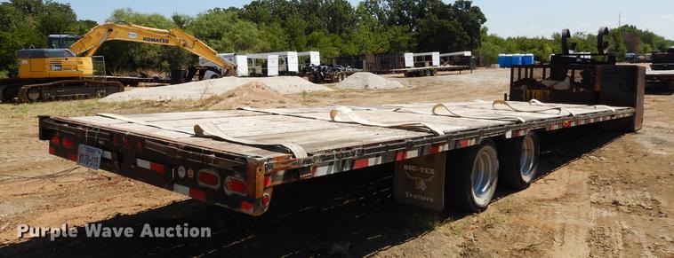 image for item DC5943 2012 Big Tex 22GN-36 equipment trailer