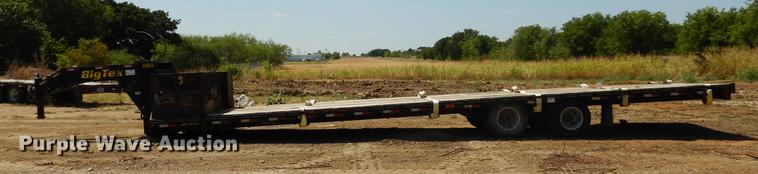 image for item DC5943 2012 Big Tex 22GN-36 equipment trailer