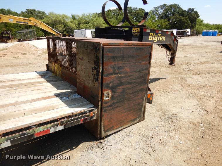image for item DC5943 2012 Big Tex 22GN-36 equipment trailer