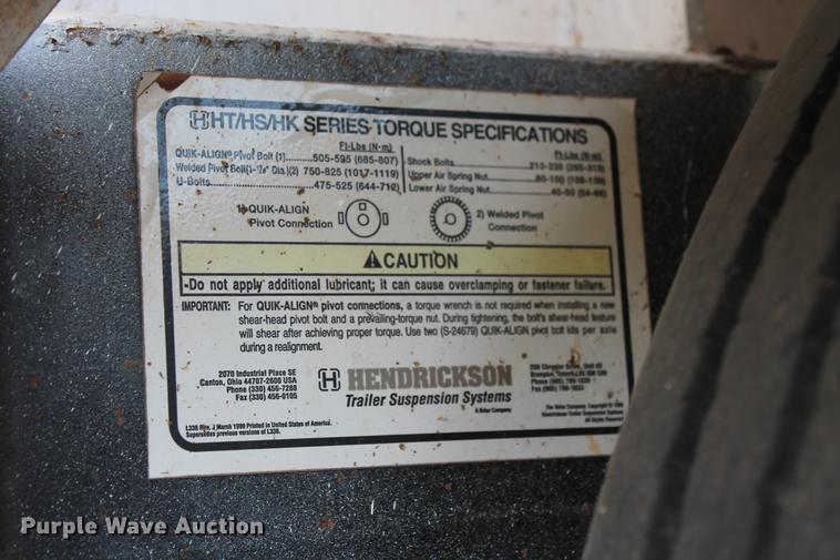 image for item DD4980 2011 EXA P-T2011 pneumatic dry bulk tank trailer