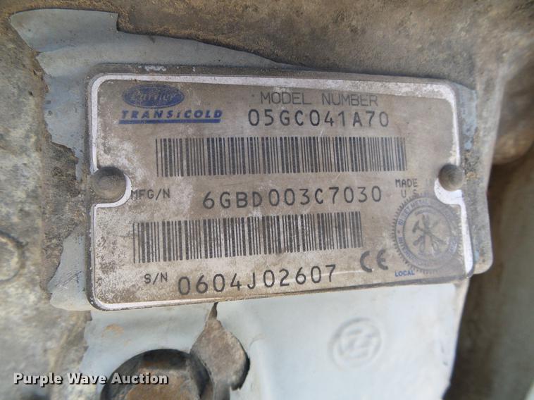 image for item DD5816 2005 Great Dane 7811TZ-1AP refrigerated van trailer