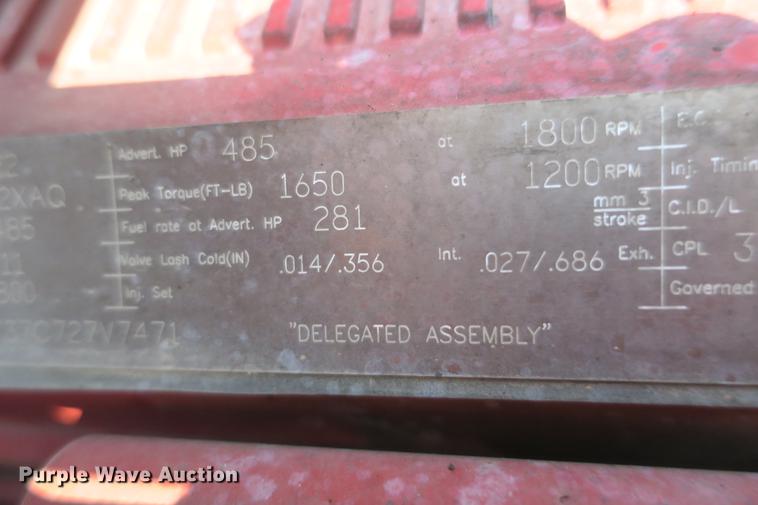 image for item DE3793 2012 Peterbilt 386 semi truck