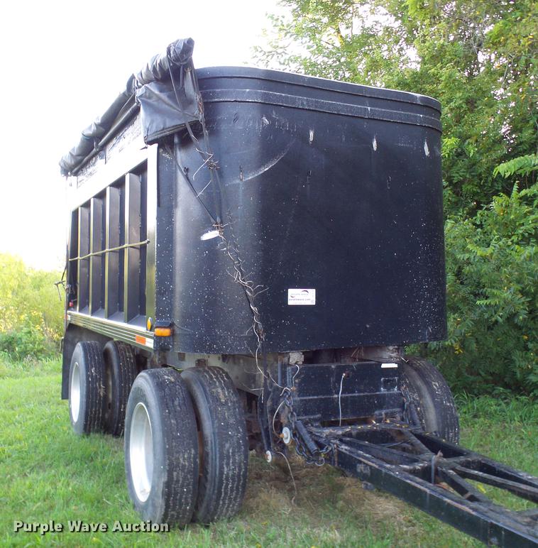 image for item DE5116 1980 Cleg end dump trailer