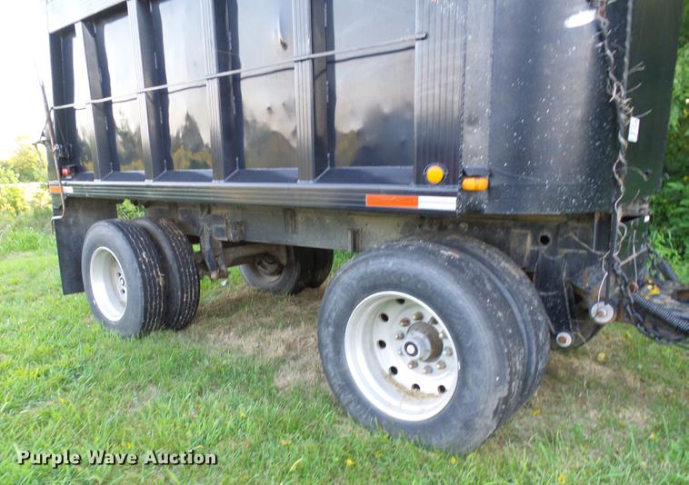 image for item DE5116 1980 Cleg end dump trailer