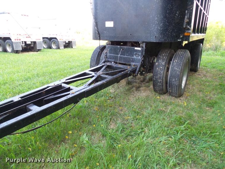 image for item DE5116 1980 Cleg end dump trailer