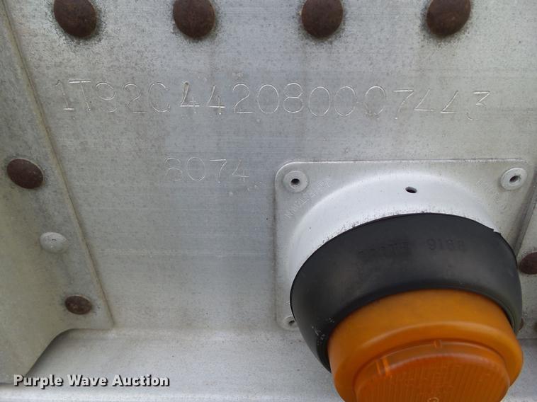 image for item L5699 2008 Cornhusker 800 double hopper bottom grain trailer