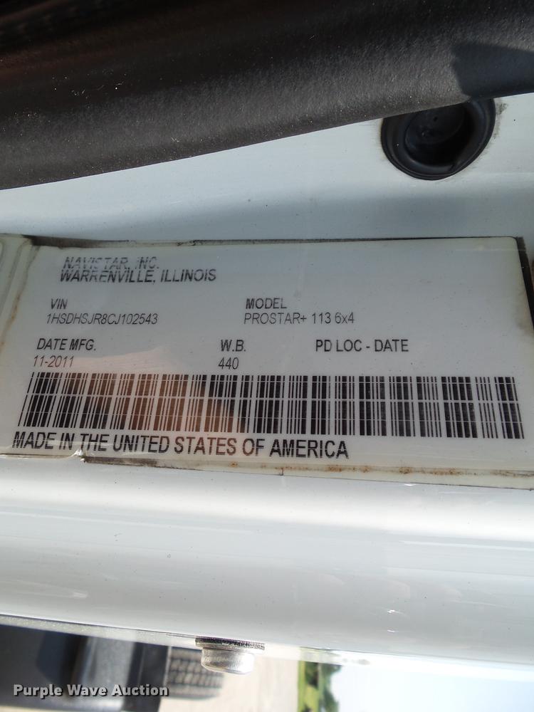 image for item L5700 2012 International ProStar semi truck