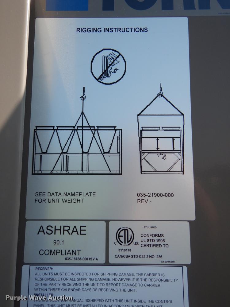 image for item DB8255 2012 York chilling system