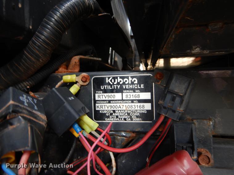 image for item DB8287 2007 Kubota RTV900 utility vehicle