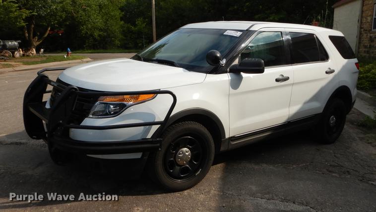 image for item DB8294 2015 Ford Explorer Police SUV