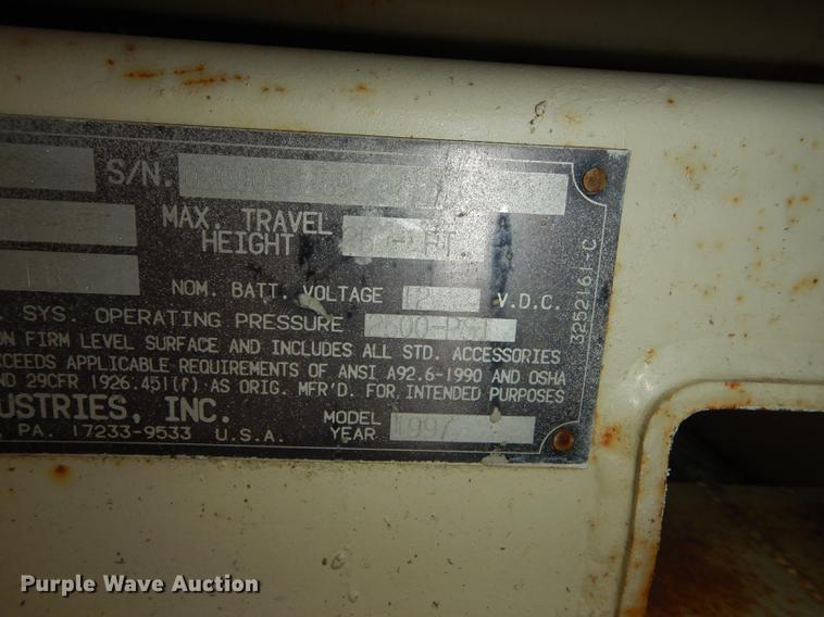 image for item DB8319 JLG 25RTS scissor lift