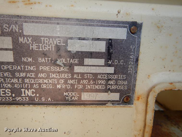 image for item DB8319 JLG 25RTS scissor lift