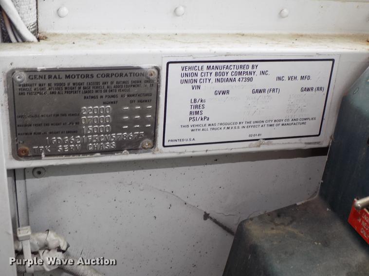 image for item DB8657 1982 Sanford emergency response vehicle