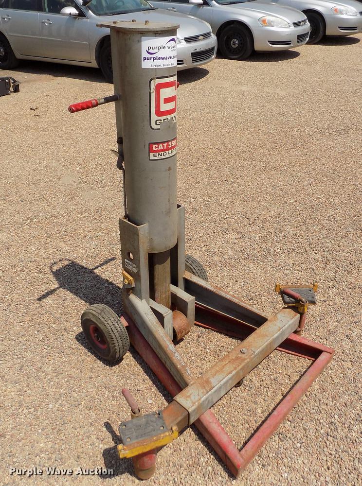 image for item DB9152 Gray Cat-350 pneumatic jack