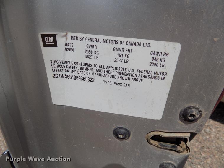 image for item DB9155 2006 Chevrolet Impala