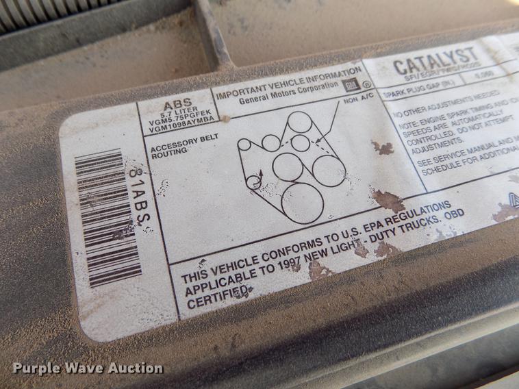 image for item DB9161 1997 Chevrolet C1500 Ext.Cab pickup truck