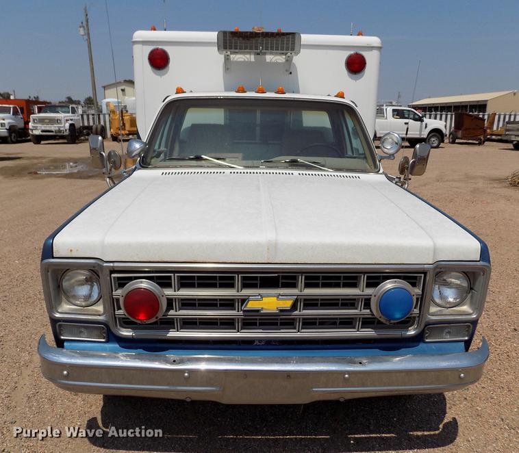 image for item DB9166 1978 Chevrolet C30 ambulance
