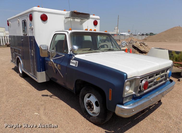 image for item DB9166 1978 Chevrolet C30 ambulance