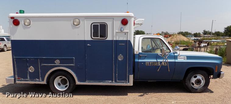 image for item DB9166 1978 Chevrolet C30 ambulance