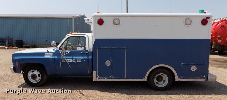 image for item DB9166 1978 Chevrolet C30 ambulance