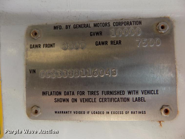 image for item DB9166 1978 Chevrolet C30 ambulance