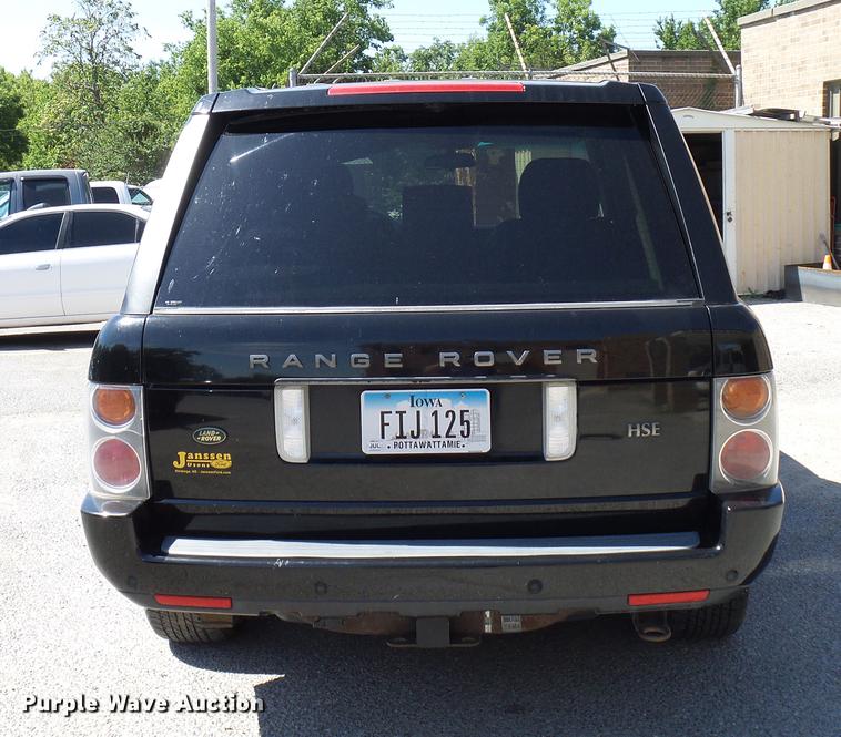 image for item DD8351 2003 Land Rover Range Rover HSE SUV