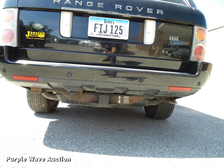 image for item DD8351 2003 Land Rover Range Rover HSE SUV
