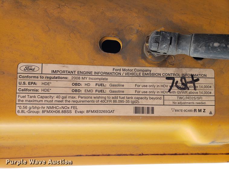 image for item DF2352 2008 Ford F550 bucket truck