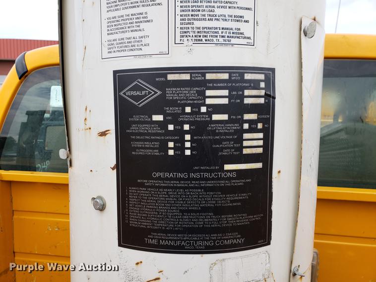 image for item DF2352 2008 Ford F550 bucket truck