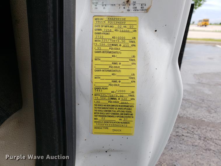 image for item DF2358 2008 Ford F450 Super Duty dump truck