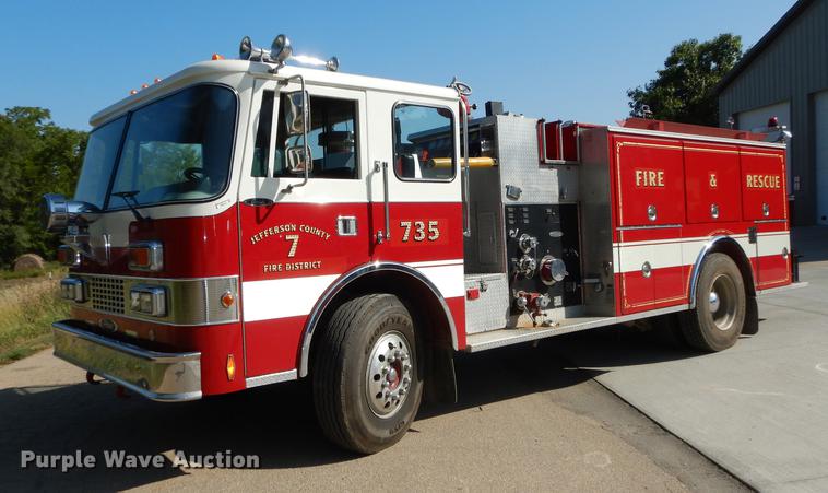 image for item EM9564 1986 Pierce Dash pumper fire truck