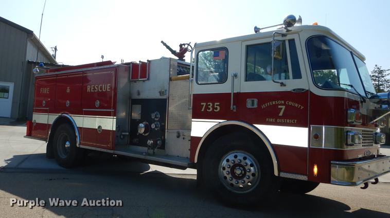 image for item EM9564 1986 Pierce Dash pumper fire truck