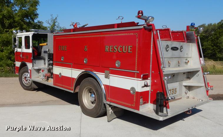 image for item EM9564 1986 Pierce Dash pumper fire truck